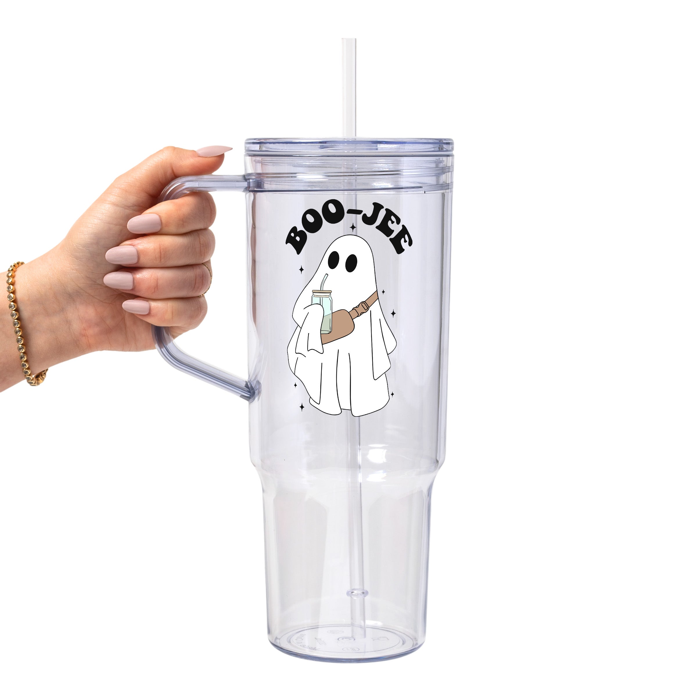 Boo Jee Halloween Glass Cup