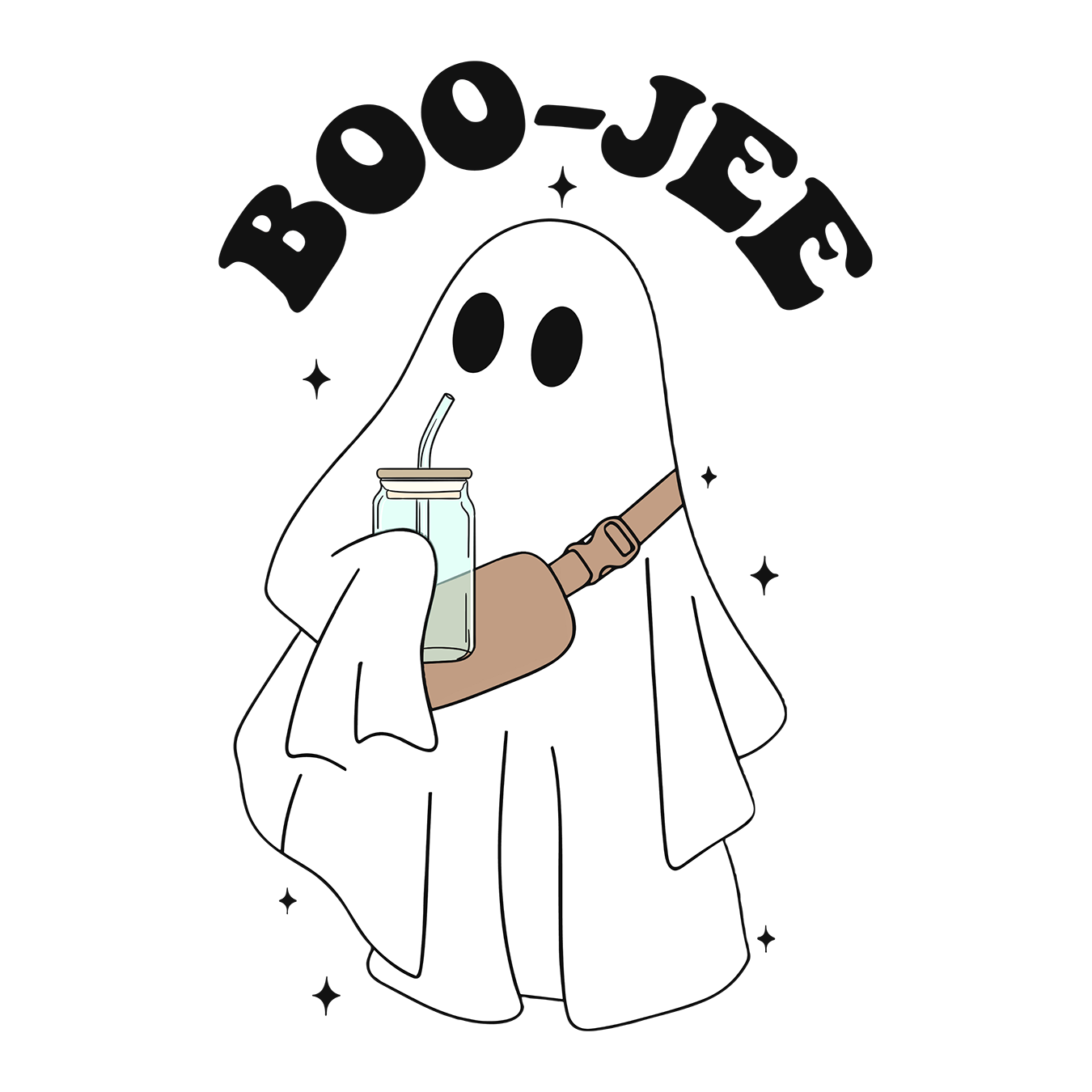 Boo Jee Halloween Glass Cup