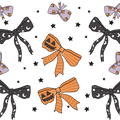 Halloween Bows Glass Cup