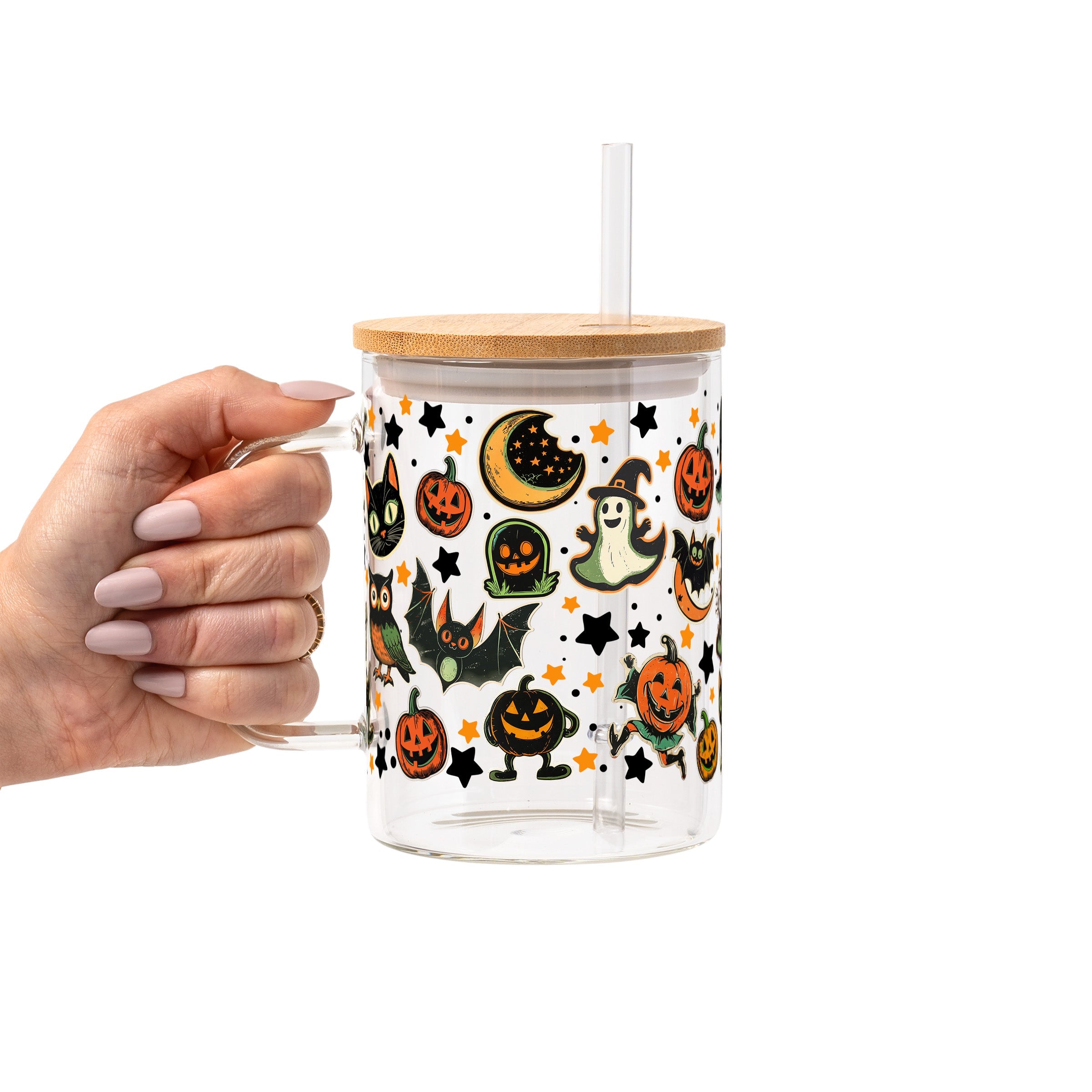 Retrocore Halloween Glass Cup