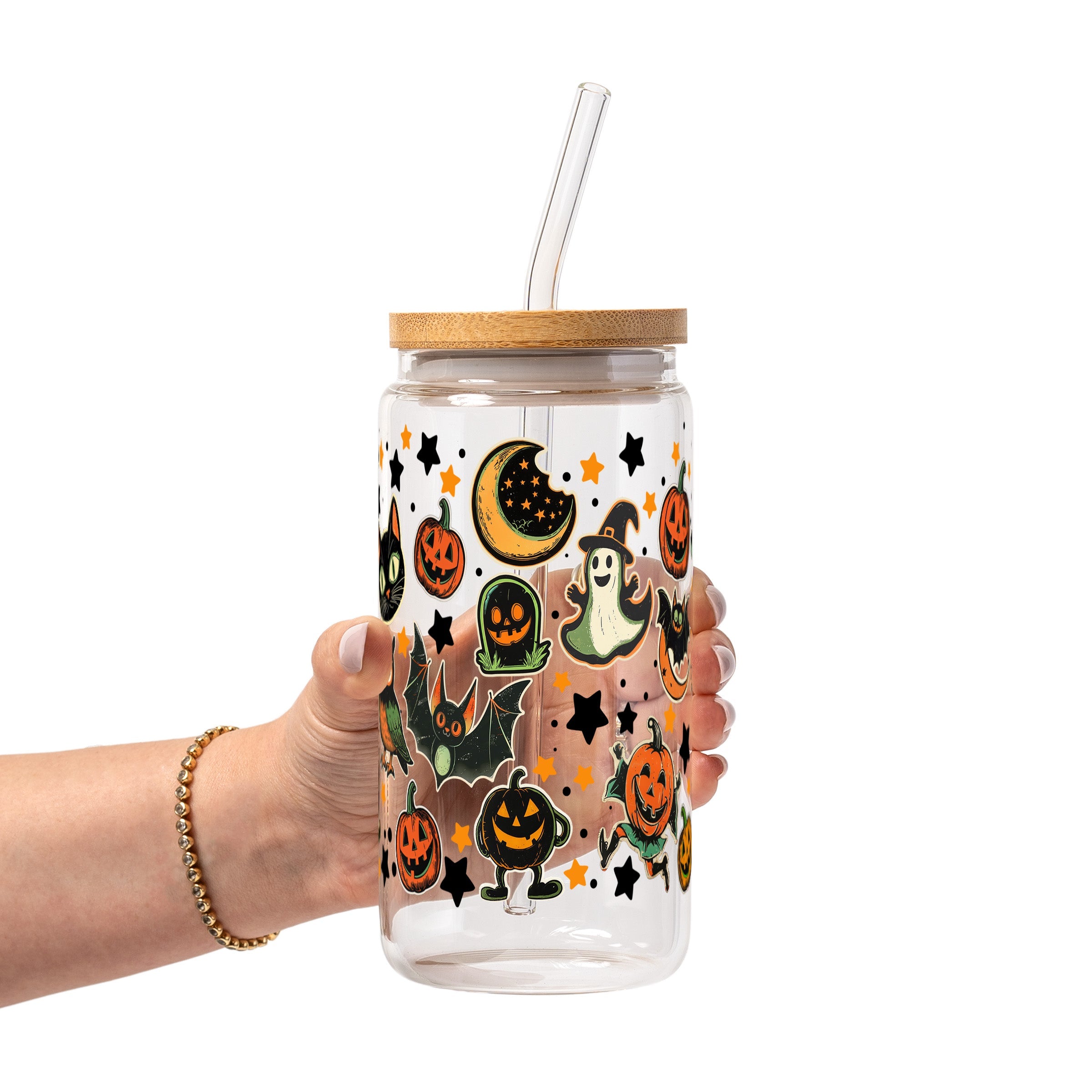 Retrocore Halloween Glass Cup