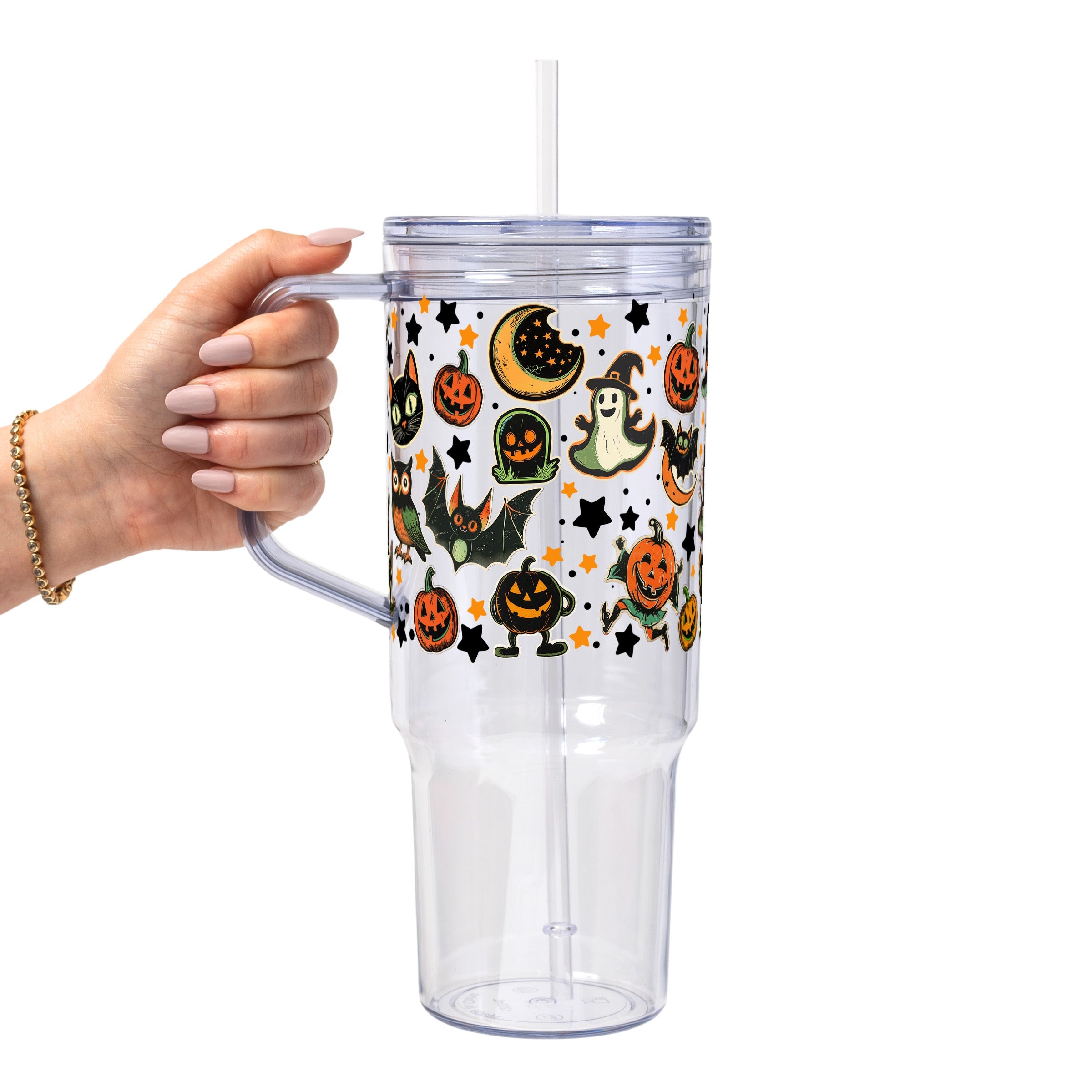 Retrocore Halloween Glass Cup