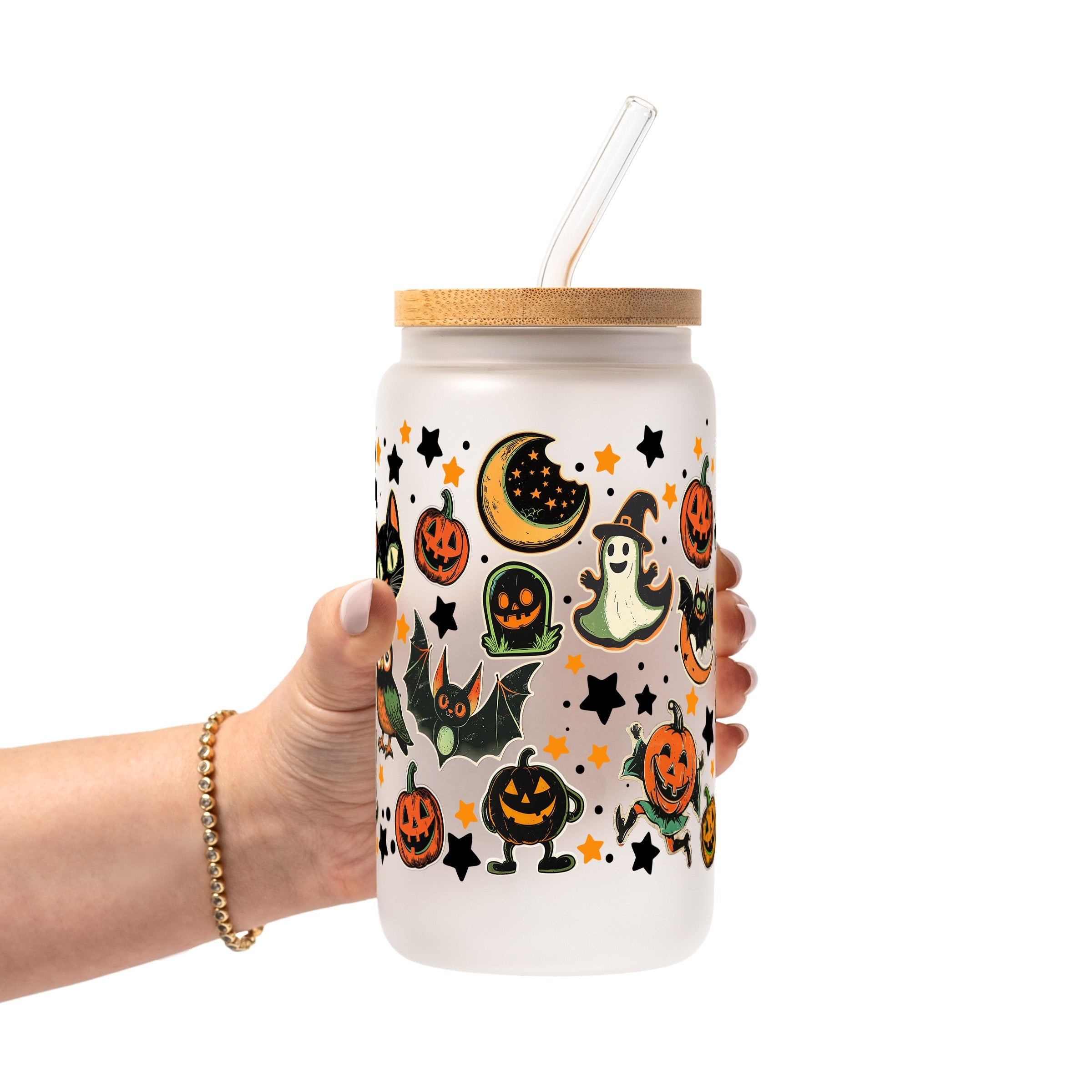 Retrocore Halloween Glass Cup