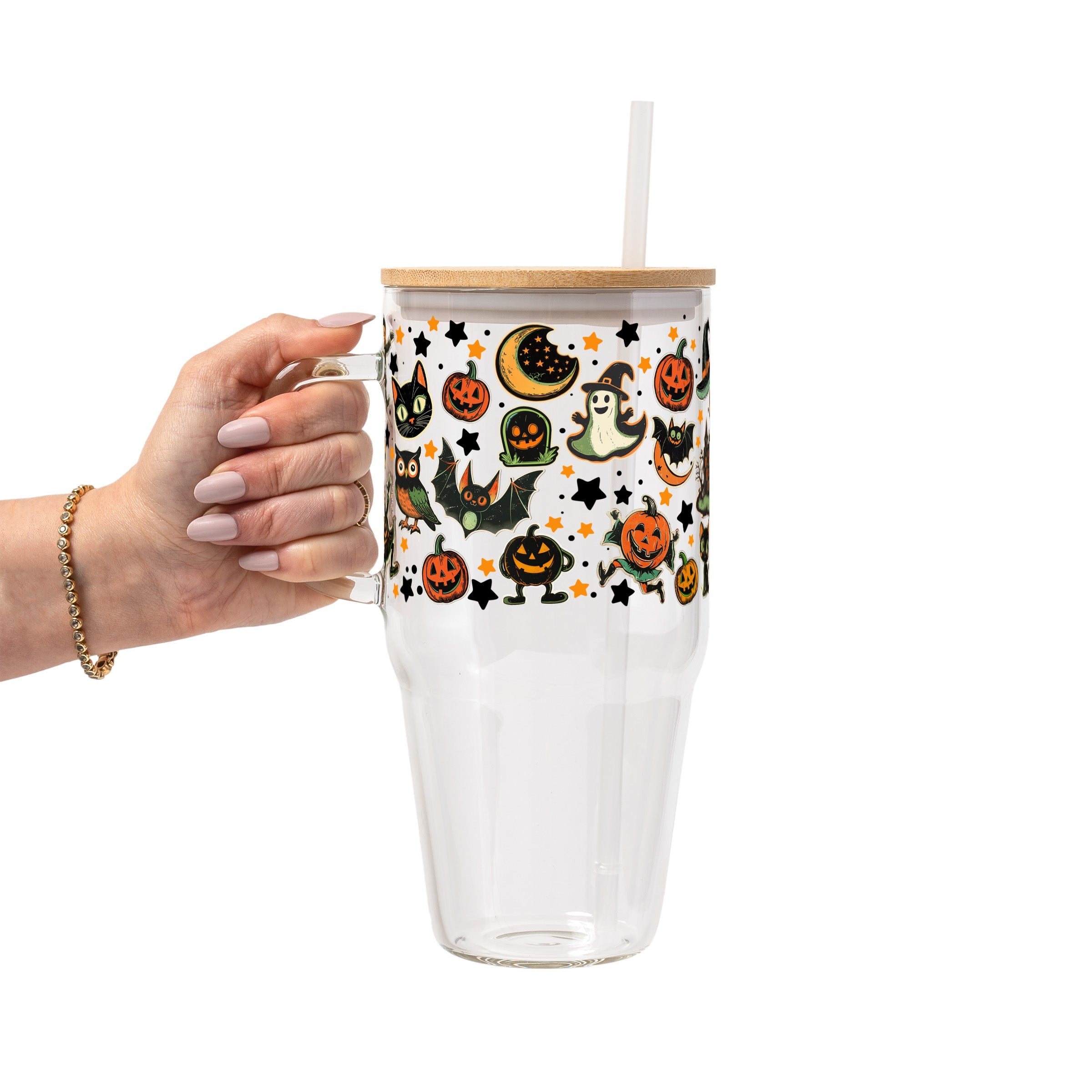 Retrocore Halloween Glass Cup