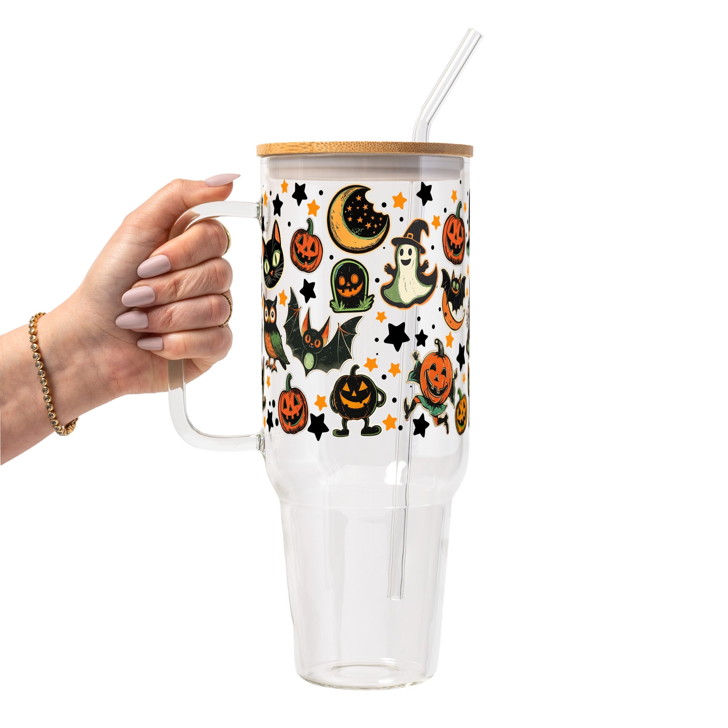 Retrocore Halloween Glass Cup