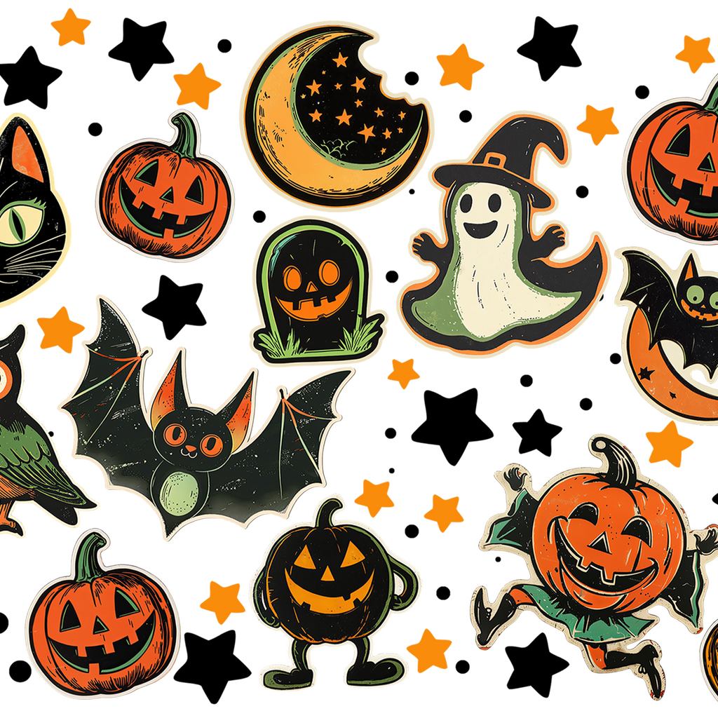 Retrocore Halloween Glass Cup