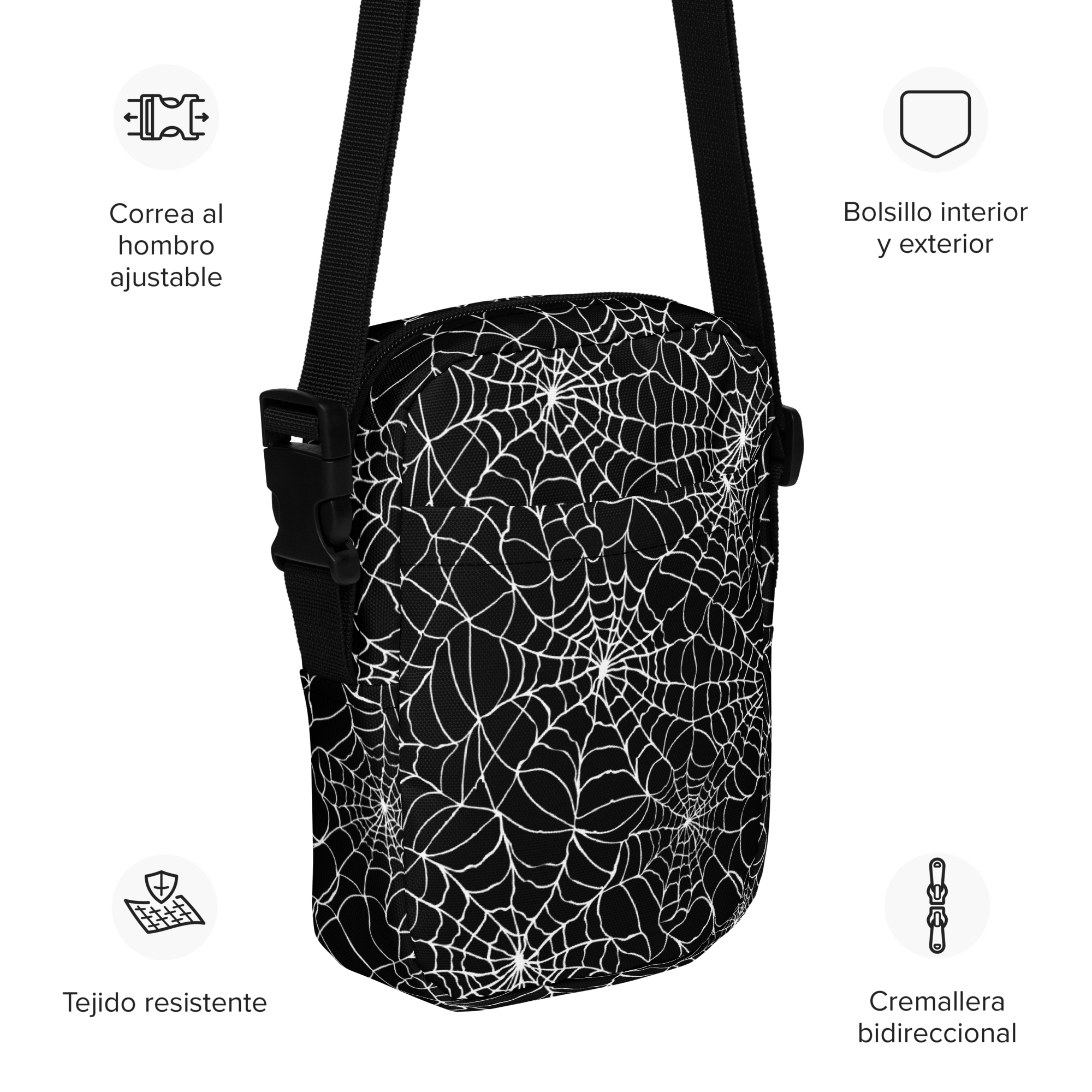 Wicked Web Weave Crossbody Bag